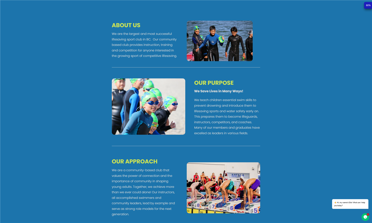 Design challenge mockup showing information layout